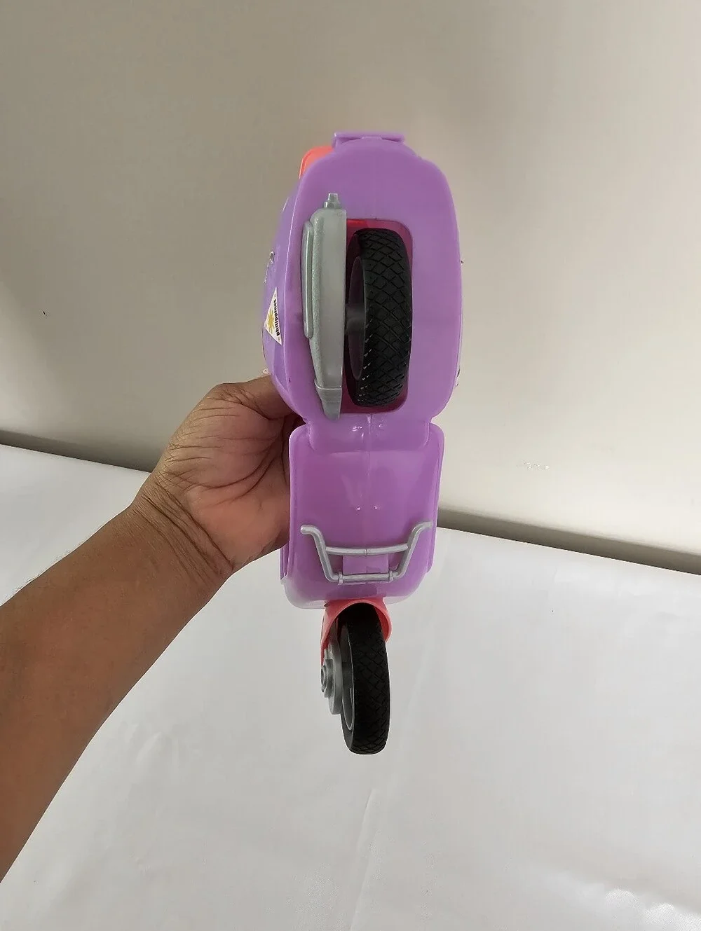 Barbie Purple and Coral Scooter Toy
